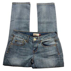 SO Womens Straight Leg Jeans Size 3 Medium Wash